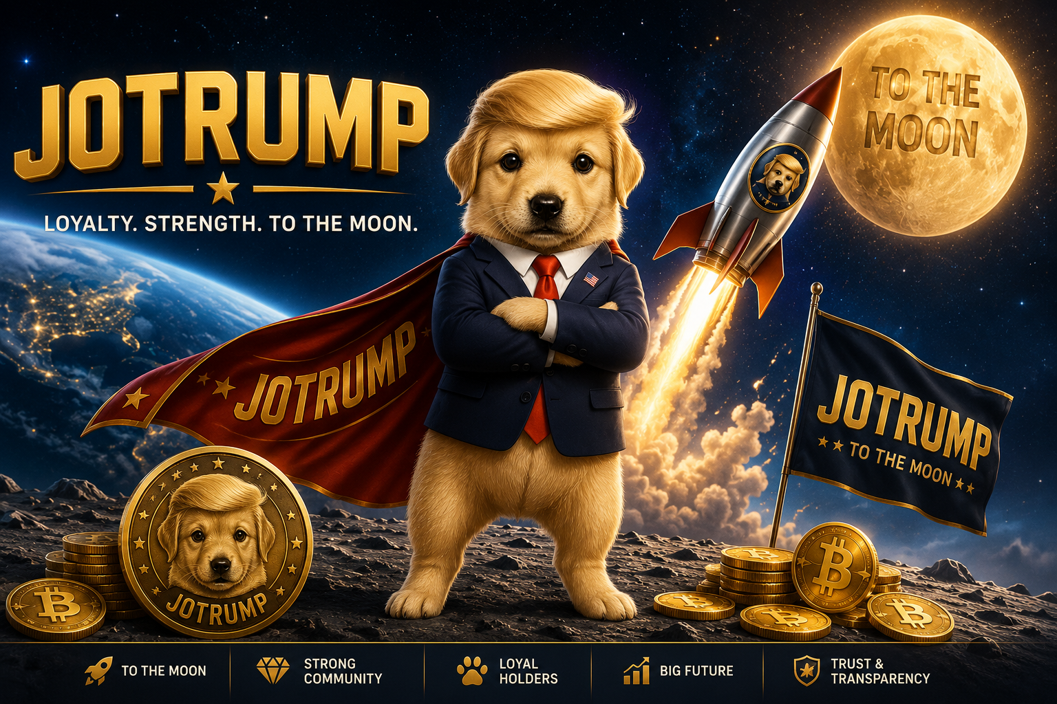 JOTRUMP — Loyalty. Strength. To the Moon.